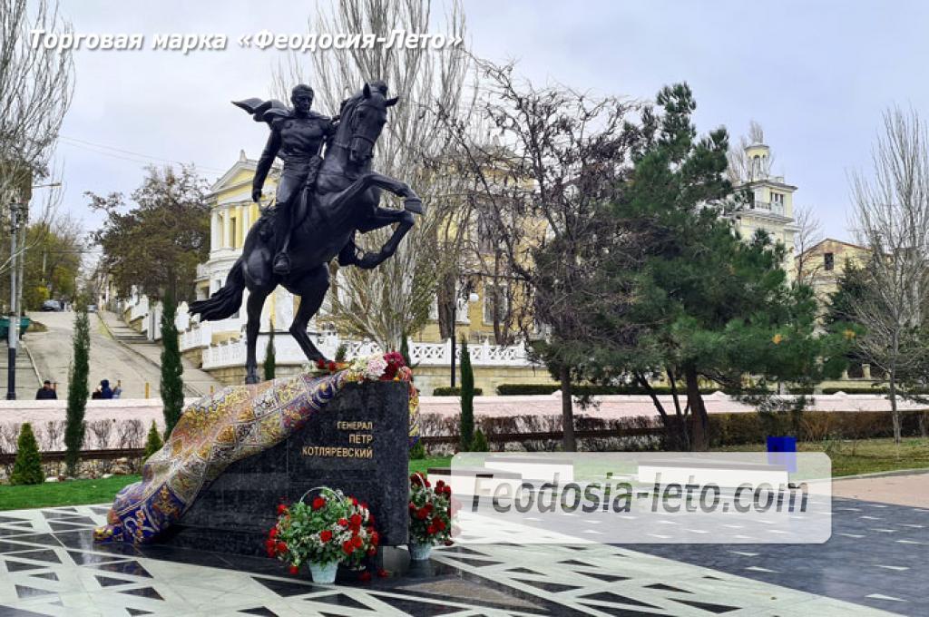 Памятник на Феодосийской набережной Открытие памятника генералу Котляревскому в г. Феодосия